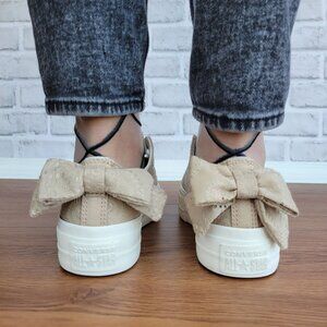 ⭐Converse Chuck Taylor All Star Lift Bow Womens Shoes Sz 6.5 Embroidered A10246C